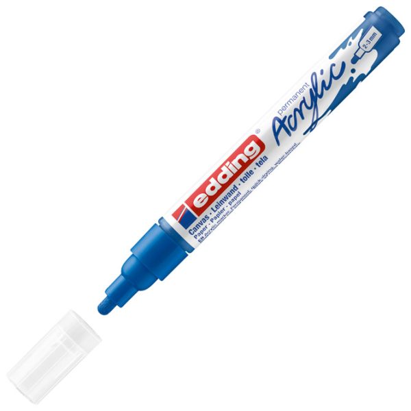 Marker akrilni 2-3 mm Edding 5100903 plavi - Slika 3