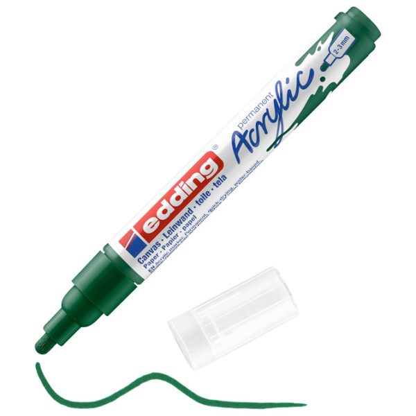 Marker akrilni 2-3 mm Edding 5100904 zeleni