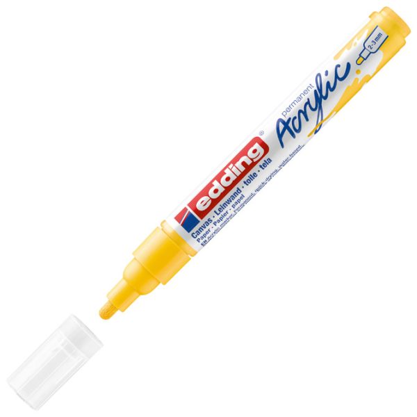 Marker akrilni 2-3 mm Edding 5100905 žuti - Slika 3