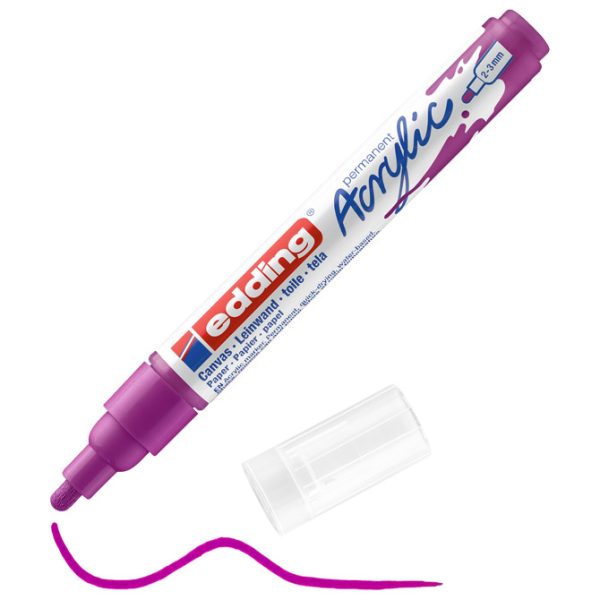 Marker akrilni 2-3 mm Edding 5100910 ljubičasti