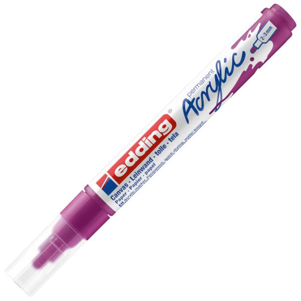 Marker akrilni 2-3 mm Edding 5100910 ljubičasti - Slika 2