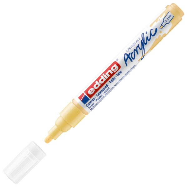 Marker akrilni 2-3 mm Edding 5100915 pastel žuti - Slika 3