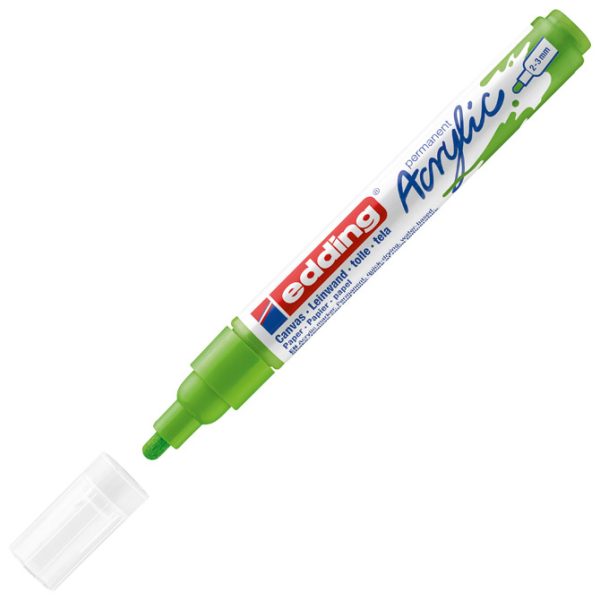 Marker akrilni 2-3 mm Edding 5100927 žuto zeleni - Slika 3