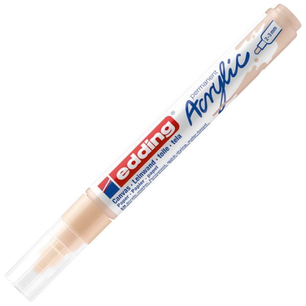 Marker akrilni 2-3 mm Edding 5100255 bež - Slika 2