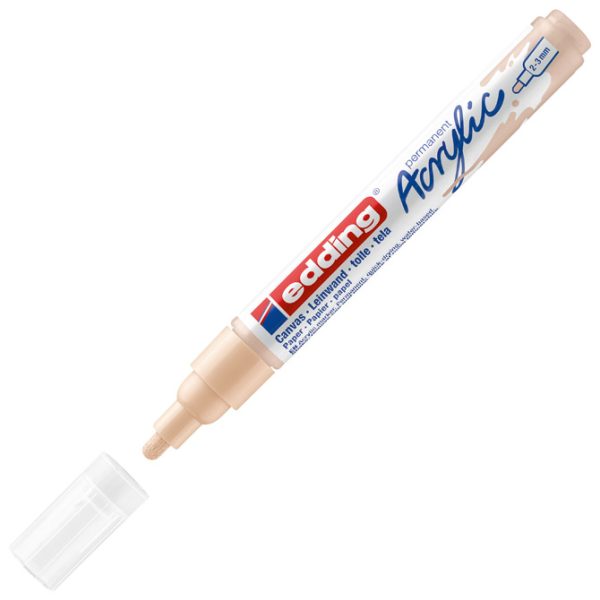 Marker akrilni 2-3 mm Edding 5100255 bež - Slika 3
