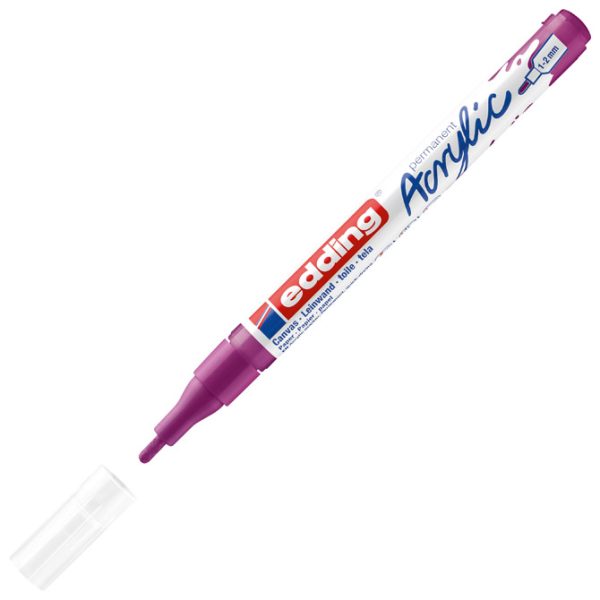 Marker akrilni 1-2 mm Edding 5300910 ljubičasti - Slika 3