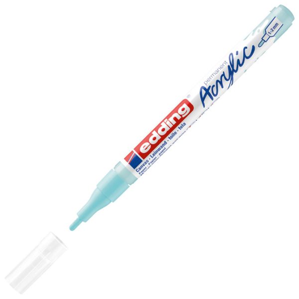Marker akrilni 1-2 mm Edding 5300916 pastel plavi - Slika 3