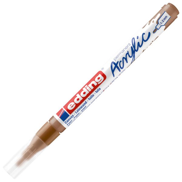 Marker akrilni 1-2 mm Edding 5300919 svijetlosmeđi - Slika 2