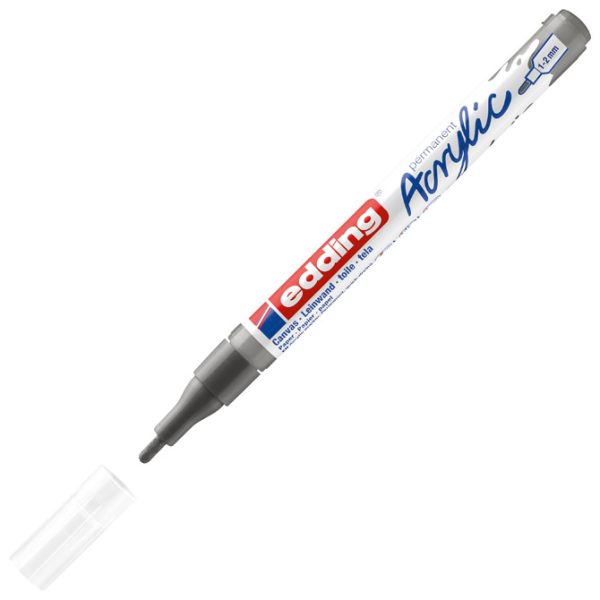 Marker akrilni 1-2 mm Edding 5300926 anthracite - Slika 3