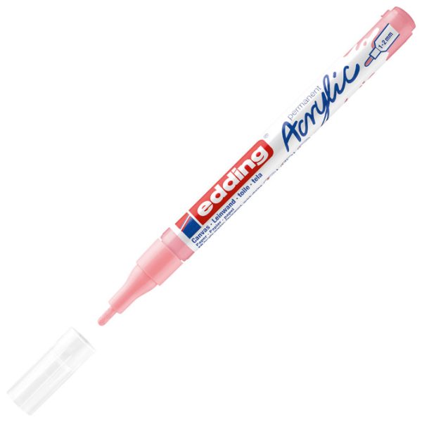 Marker akrilni 1-2 mm Edding 5300935 prljavo pastelno rozi - Slika 3