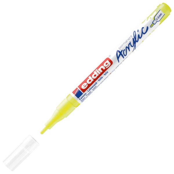 Marker akrilni 1-2 mm Edding 5300065 fluo žuti - Slika 3