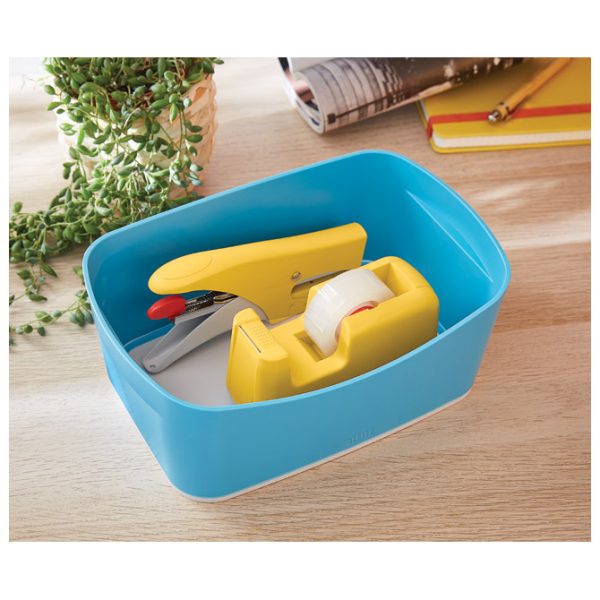 Stalak s trakom ljepljivom Cosy Leitz 53670019 žuti/bijeli blister - Slika 3
