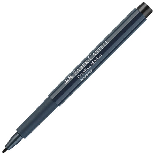 Marker permanentni dekorativni 1-2 mm Faber-Castell 160799 crni!! - Slika 2