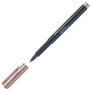 Marker permanentni 1-2 mm Metallic Faber-Castell 160789 metalik prljavo rozi!!