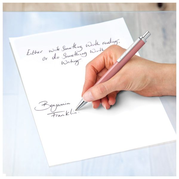 Olovka kemijska metalna Triplus Staedtler 444 M20-3 roza - Slika 3