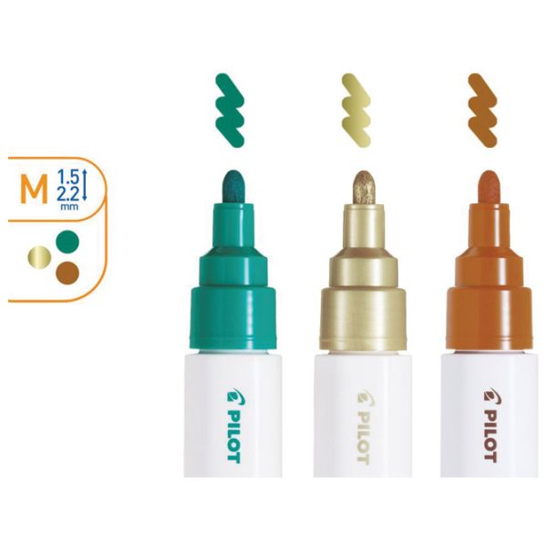 Set 3 markera i šablone DIY KIT Deco Pintor Pilot blister!! - Slika 4