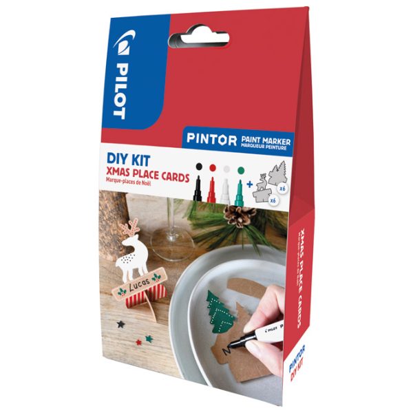 Set 4 markera i dekoracije DIY KIT XMas Place Cards Pintor Pilot blister!!