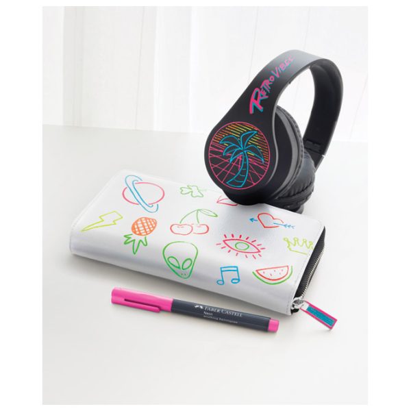 Marker permanentni 1-2 mm Neon Faber-Castell 160828 rozi!! - Slika 4