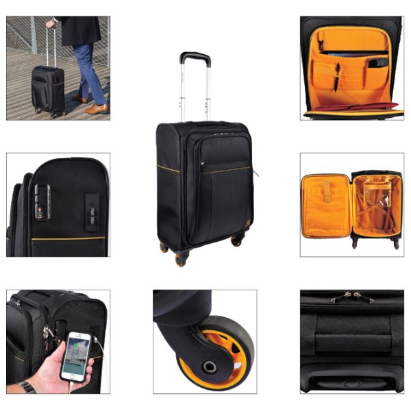 Torba-kofer za notebook s kotačićima 15,6" Exactive Exacompta 18934E crna - Slika 20