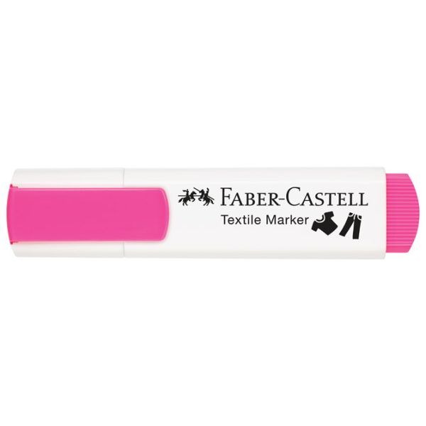 Marker za tekstil 1-5 mm Neon Faber-Castell 159529 rozi - Slika 7
