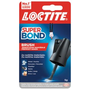 Ljepilo trenutačno 5g s četkicom Loctite Super Bond Brush 5G Henkel 2956781 blister