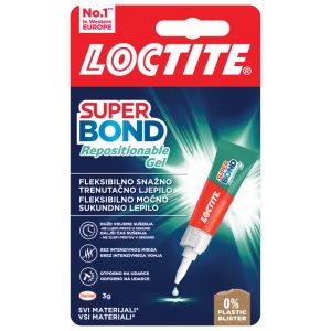 Ljepilo trenutačno 3g Loctite Super Bond Pure Gel Henkel 2943109 blister