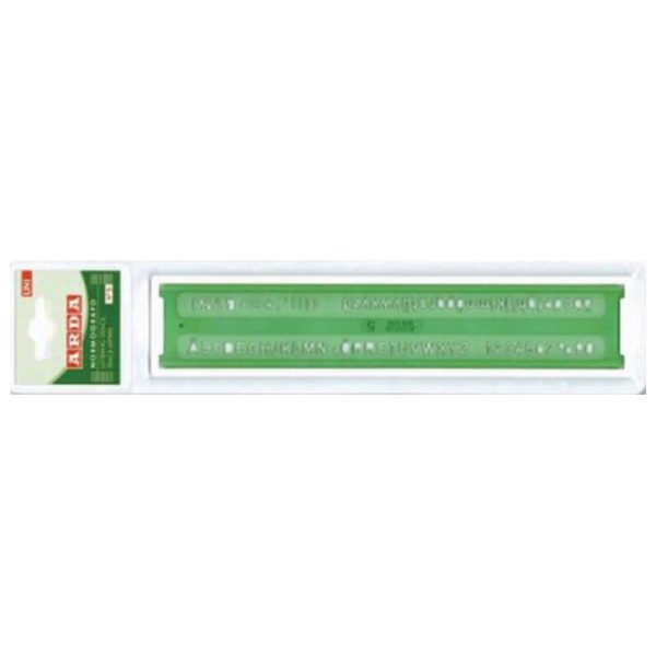 Šablona ravna 10 mm Arda 30010 blister
