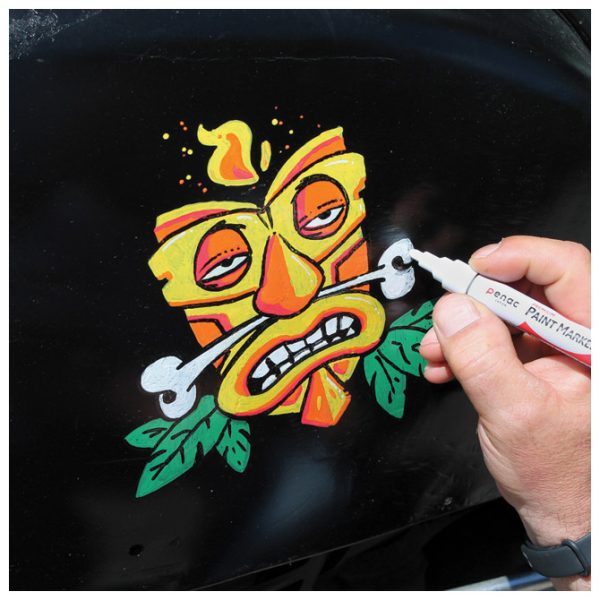 Marker permanentni lakirajući 2-4 mm Penac bijeli - Slika 2