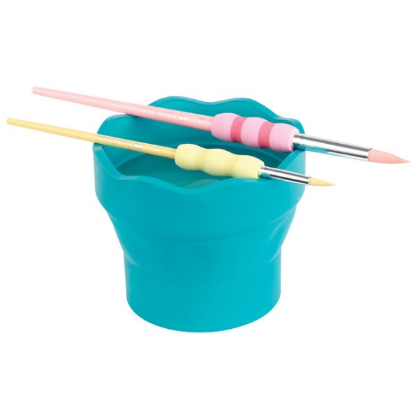 Čaša za tempere Clic&Go Faber-Castell 181580 tirkizna blister - Slika 4