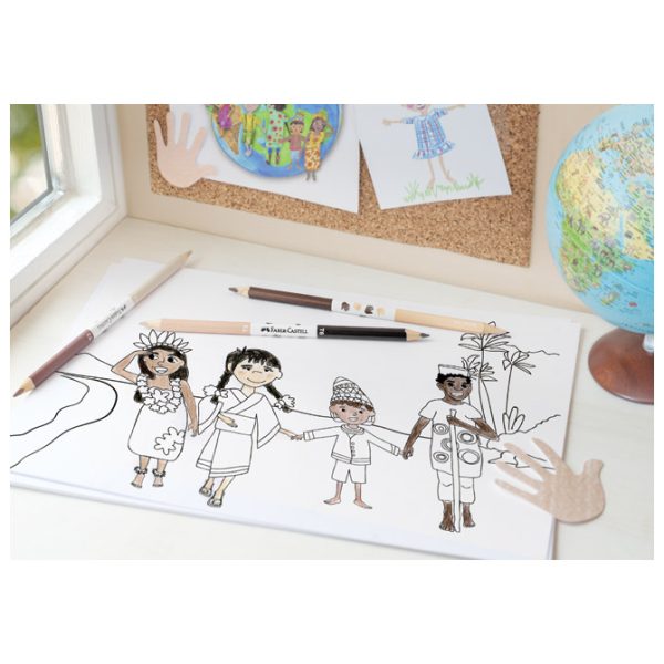 Boje drvene   6boja trokutaste obostrane pk3 Faber-Castell 116511 blister - Slika 4