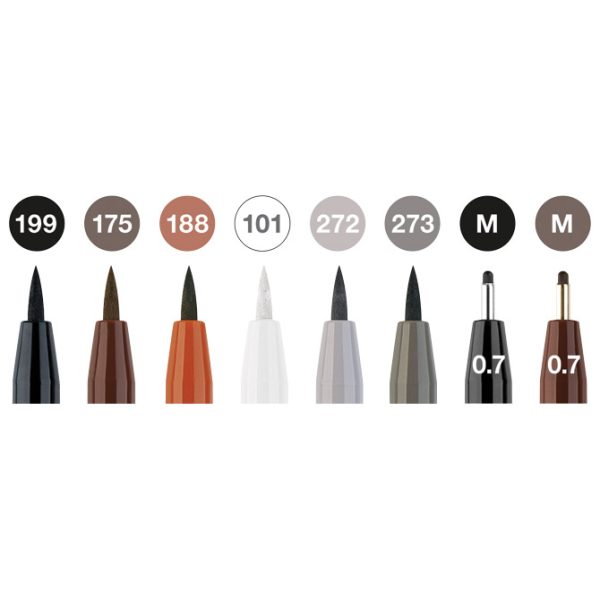 Set Pitt artist pk8 Classic Faber-Castell 167172 blister - Slika 3