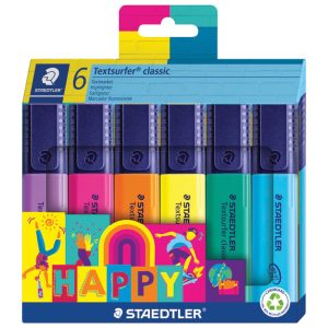 Signir 1-5 mm classic Happy Staedtler 364 C6 HA 6boja blister!!