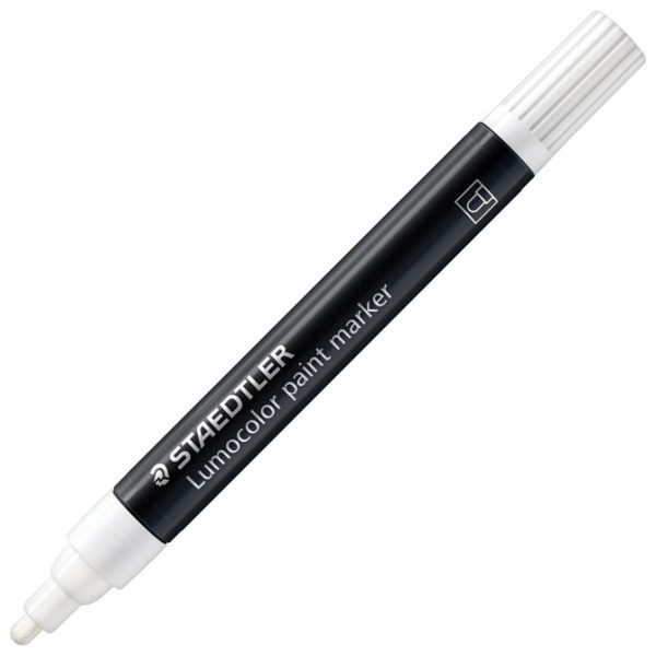 Marker akrilni 2,4 mm Lumocolor Staedtler 349-0 bijeli - Slika 2