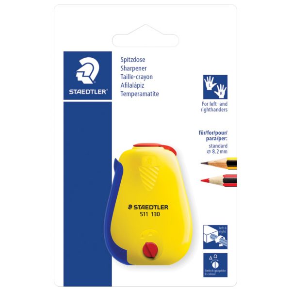 Šiljilo metalno s pvc kutijom Staedtler 511 130 BK sortirano blister!! - Slika 2