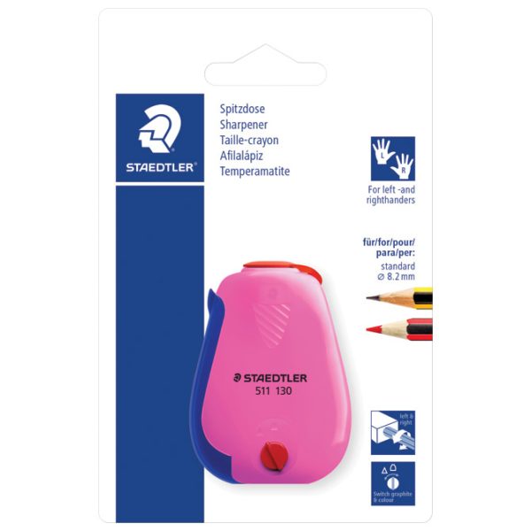 Šiljilo metalno s pvc kutijom Staedtler 511 130 BK sortirano blister!! - Slika 3