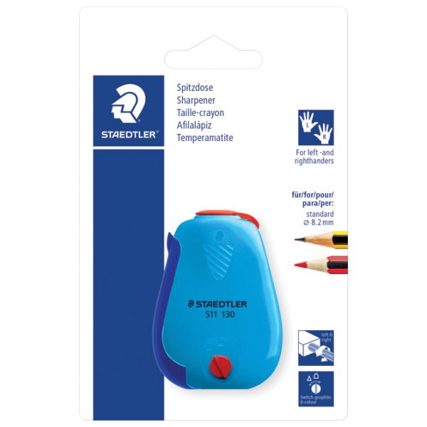 Šiljilo metalno s pvc kutijom Staedtler 511 130 BK sortirano blister!! - Slika 4