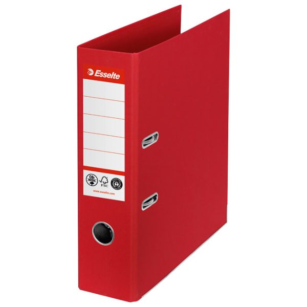 Registrator A4 široki samostojeći CO2 neutral Vivida Esselte 627568 crveni!!
