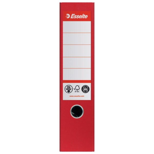 Registrator A4 široki samostojeći CO2 neutral Vivida Esselte 627568 crveni!! - Slika 2