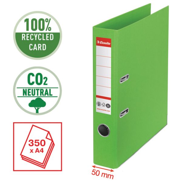 Registrator A4 uski samostojeći CO2 neutral Vivida Esselte 627574 zeleni!! - Slika 3