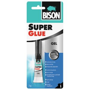 Ljepilo trenutačno 3g Super Glue Gel Bison L0404001 blister