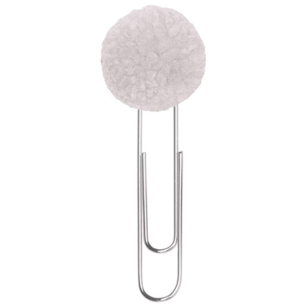 Spajalice ručne velike s pomponom Pastel pk6 Knorr Prandell 21-2681101 blister - Slika 2