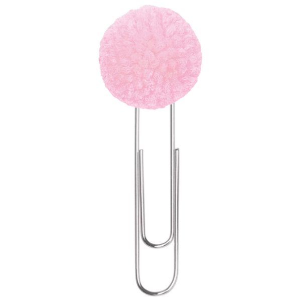 Spajalice ručne velike s pomponom Pastel pk6 Knorr Prandell 21-2681101 blister - Slika 3
