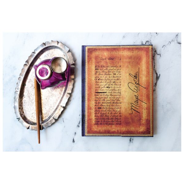 Notes 18x23 cm-ultra crte 72L magnet Angelou, I Know Why the Caged Bird Sings Paperblanks PB8184-5 - Slika 2