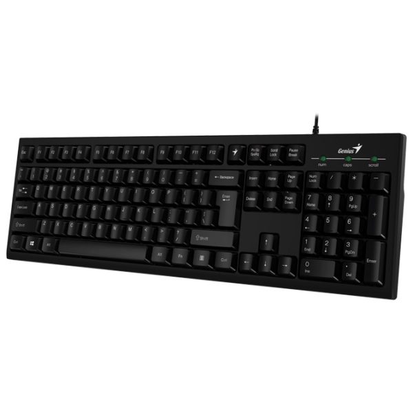 Tipkovnica USB KB-100 Genius crna - Slika 2