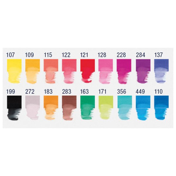 Marker obostrani akvarel 18boja Goldfaber Faber-Castell 164618 sortirano blister - Slika 5