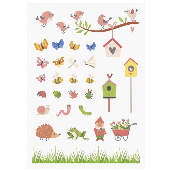 Naljepnice ukrasne za staklo A4 Garden pk3 Heyda 20-35844 51 blister!! - Slika 4