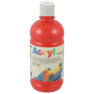 Boja akrilna 500ml Primo 4003TA500300 cinober crvena