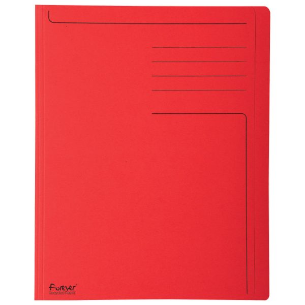 Fascikl BB karton 25x32 cm 280g Exacompta 441003E svijetlocrveni