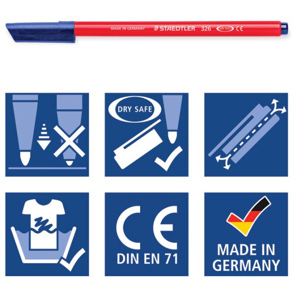 Flomaster školski  20boja Noris Staedtler 326 C20!! - Slika 3