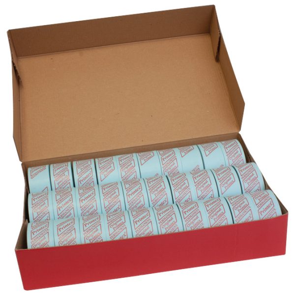 Etikete u roli 29x28 mm četvrtaste troredne pk30 Printex bijele - Slika 3